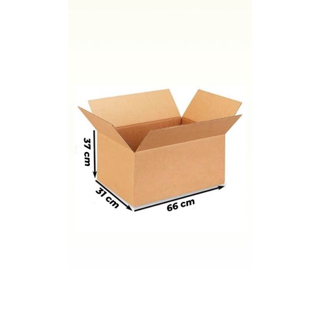 

kardus karton box besar polos baru 56 cm x 38 cm x 37 cm dus box packing jumbo