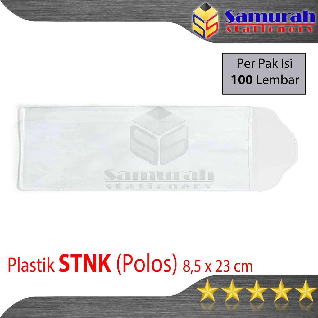 

Sampul Plastik Polos STNK / Kantong Mika STNK isi 100 lembar