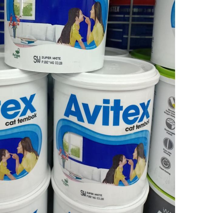 (Merah,Pink,Kuning,Cream,Hijau) Plafon Gypsum Avitex Interior 1kg Avian Brands