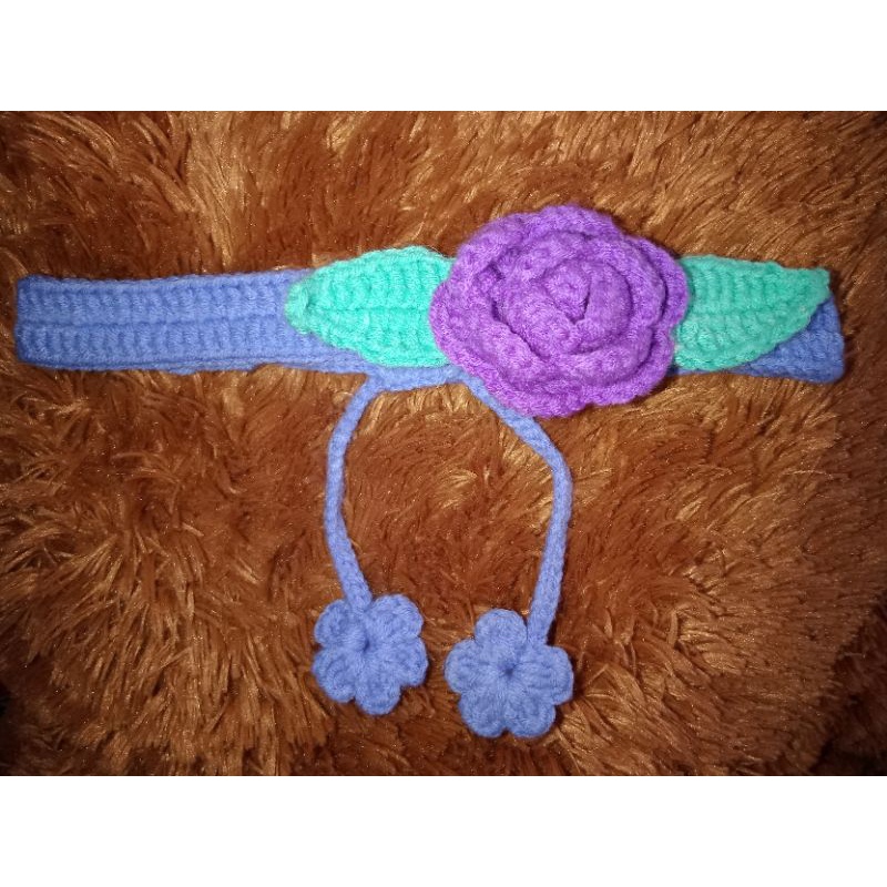bandana rajut headband bando bayi anak dewasa