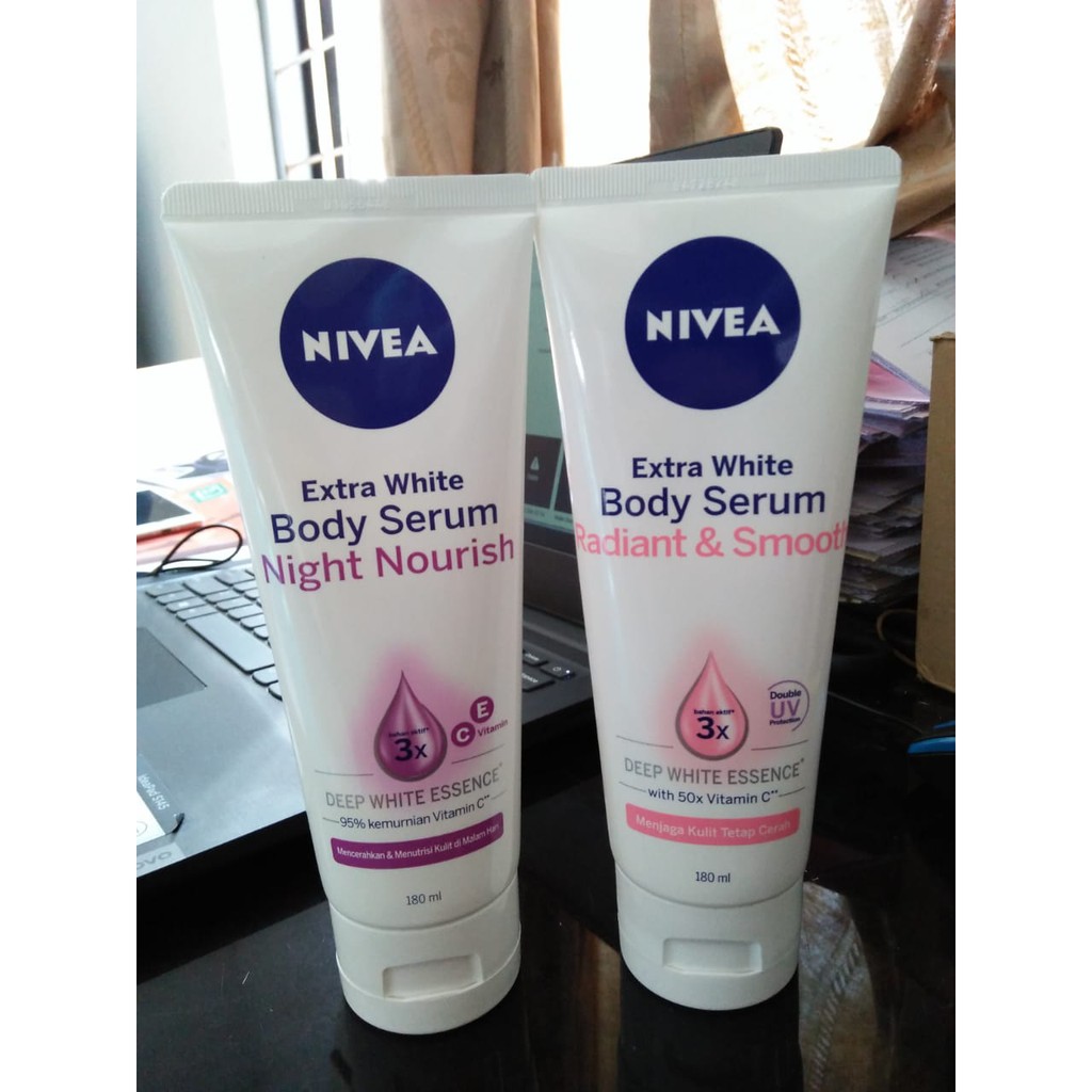 Nivea Serum Night + Nivea Serum Radiant Smooth