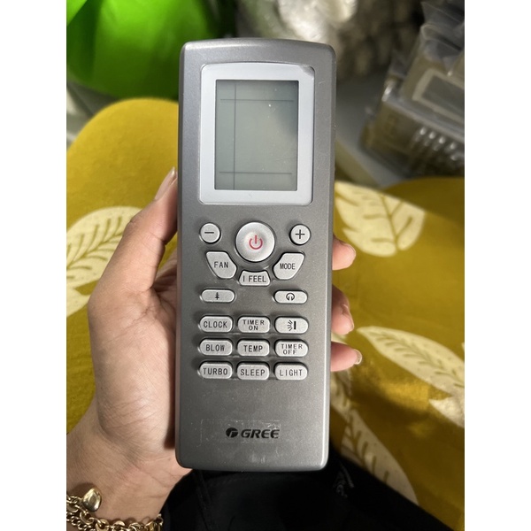 REMOTE REMOT AC GREE YAM1F ORIGINAL ASLI