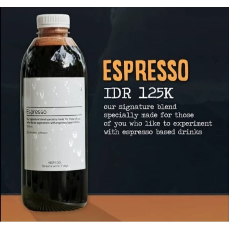 

Espresso cair/liquid robusta dampit 1 liter