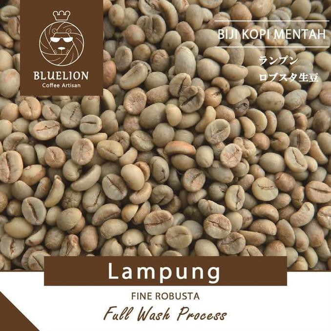 Green Bean - Lampung 1KG Fine Robusta - Kopi Biji Mentah TERMURAH