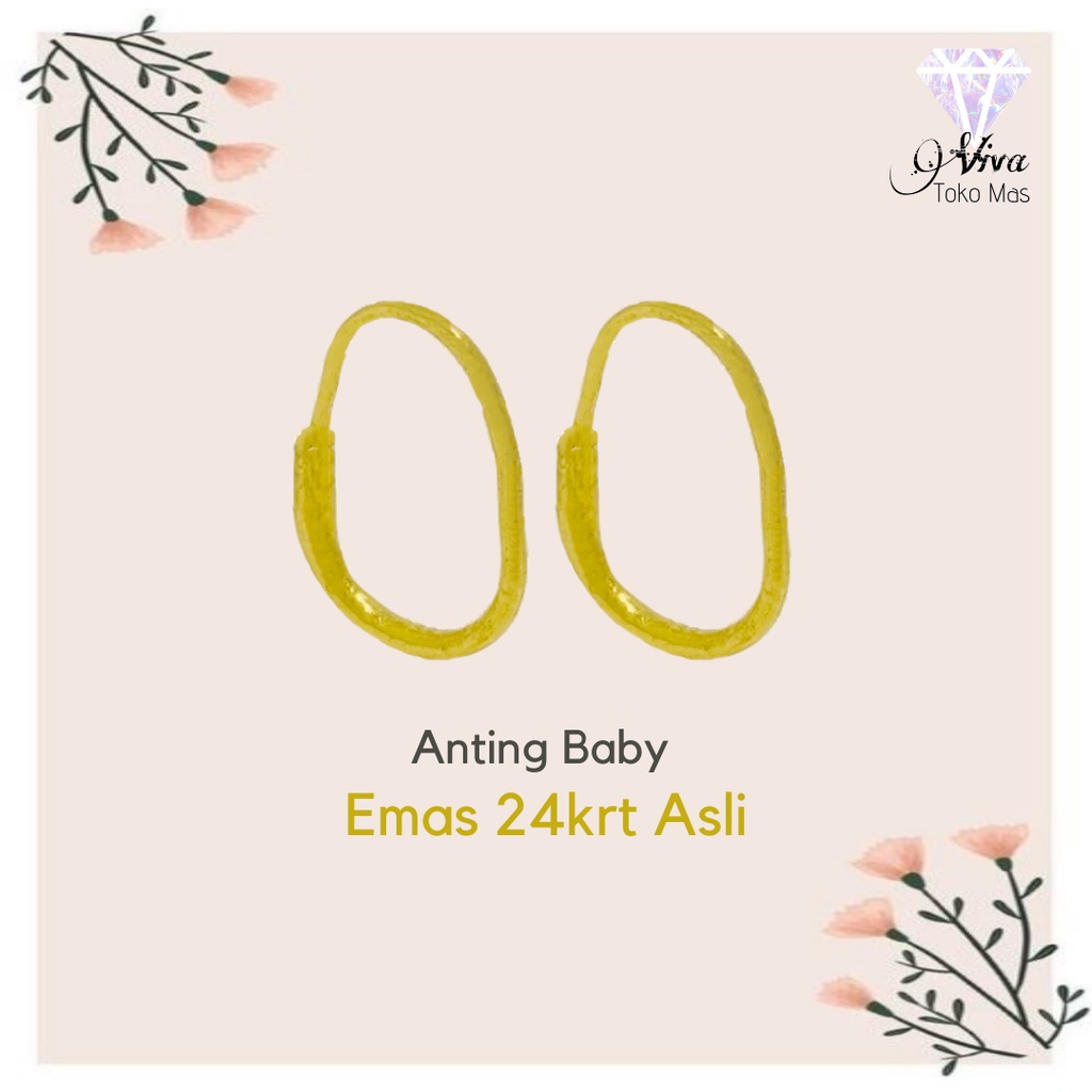 ANTING BABY EMAS 24 KARAT