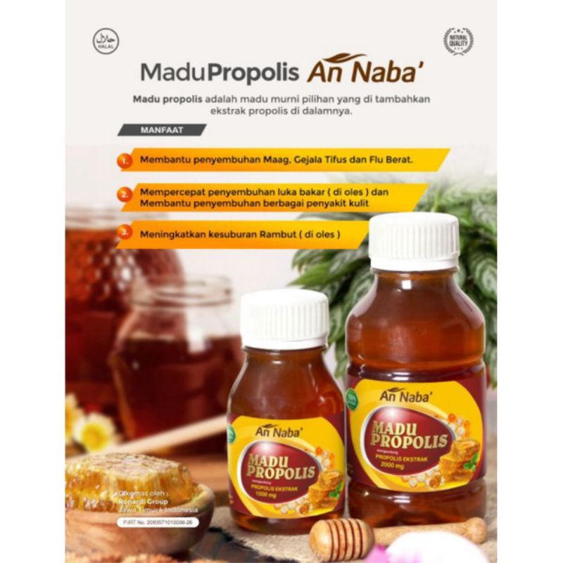 

Madu Propolis An Naba 730gr