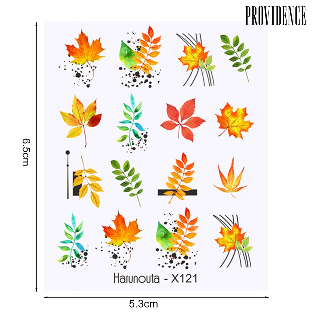 Providence Stiker Kuku 3d Ultra Tipis Motif Bunga / Hati Untuk Manicure / Nail Art