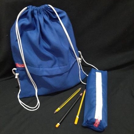 

hampers / tas ransel serut kotak pensil / satu set tas kotak pensil