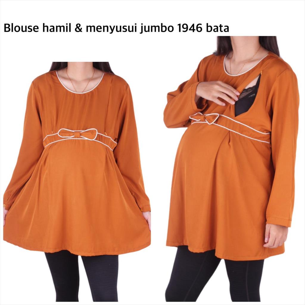 Blouse Hamil Menyusui Jumbo 1946