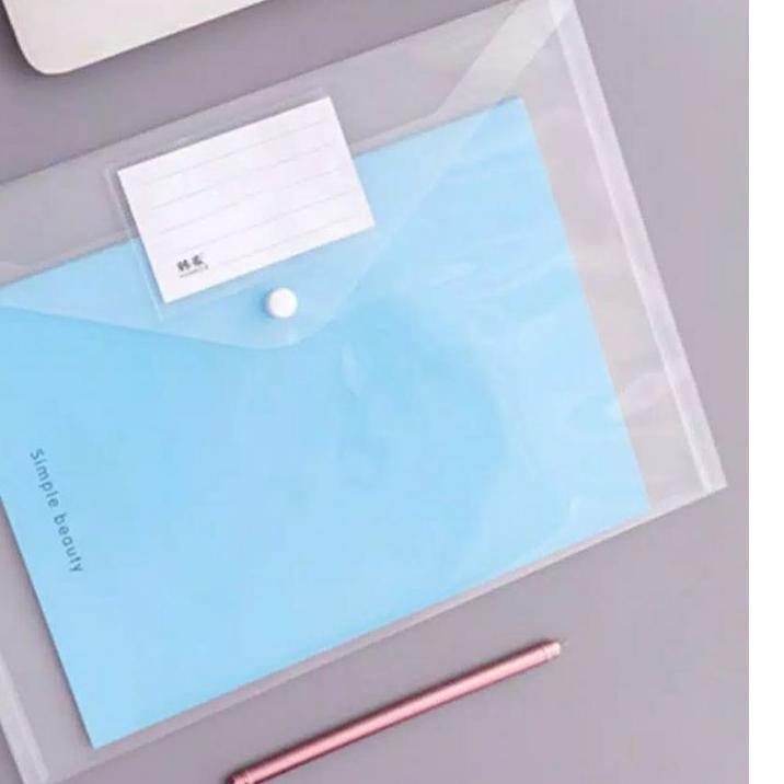 

QE06O8 CLEAR SLEEVES MAP KANCING 1 PLASTIK/MAP PLASTIK KANCING/MAP PLASTIK WARNA MURAH .!