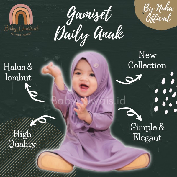 Setelan Baju Gamis Anak Perempuan Murah Baju Muslim Gamis Syari Terbaru Anak Perempuan Umur 4 Tahun