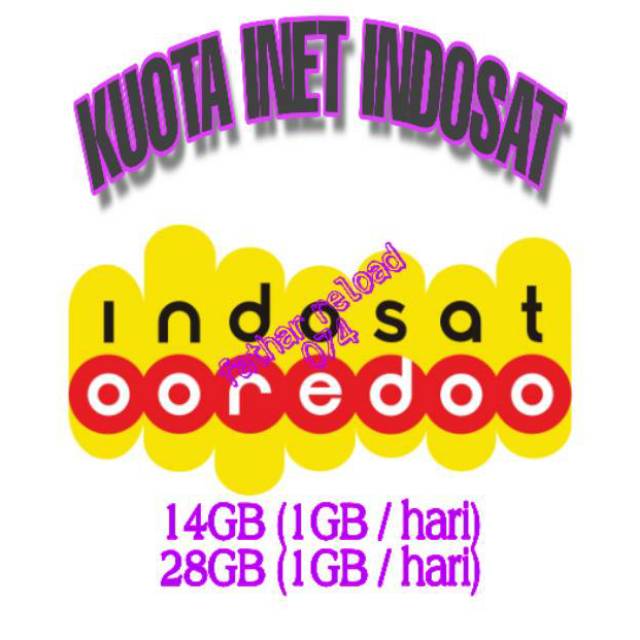 Kuota indosat 14GB & 28GB harian 1GB | Shopee Indonesia