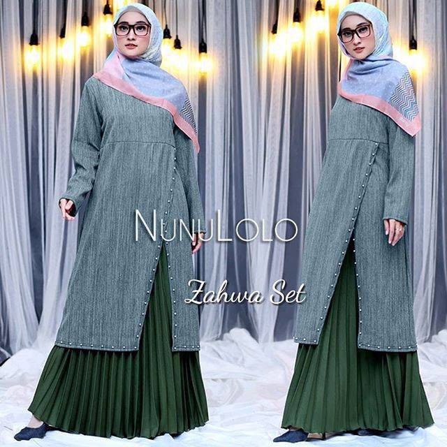 Zahwa Set Casual LD 104 Original by Nunulolo