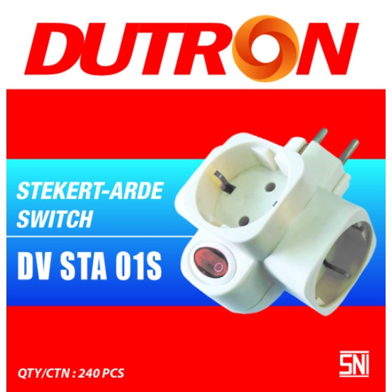 STEKET T Arde Switch / STEKER / STEKER 3 LUBANG / COLOKAN MULTI