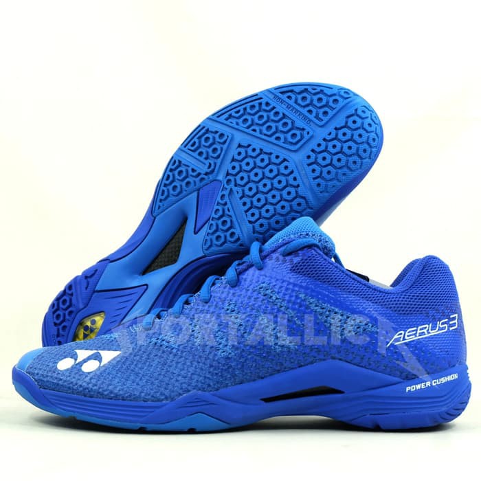 Sepatu Badminton Yonex Power Cushion Aerus 3 SHBA3MEX Blue - 44
