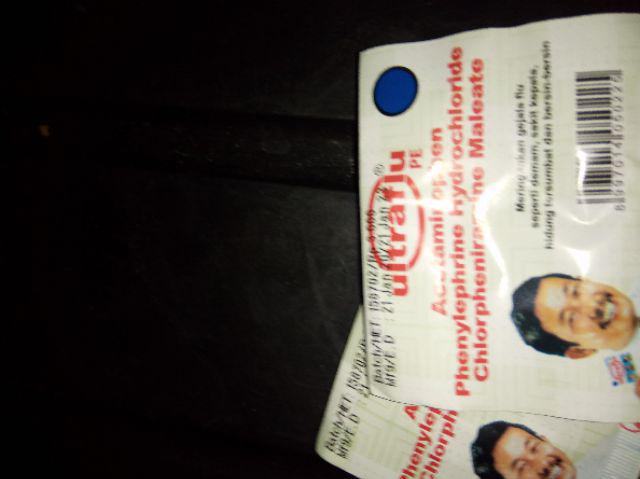 Ultraflu 1 Strip / 4 Tablet Kaplet / Obat Flu, Bersin, Demam Kepala