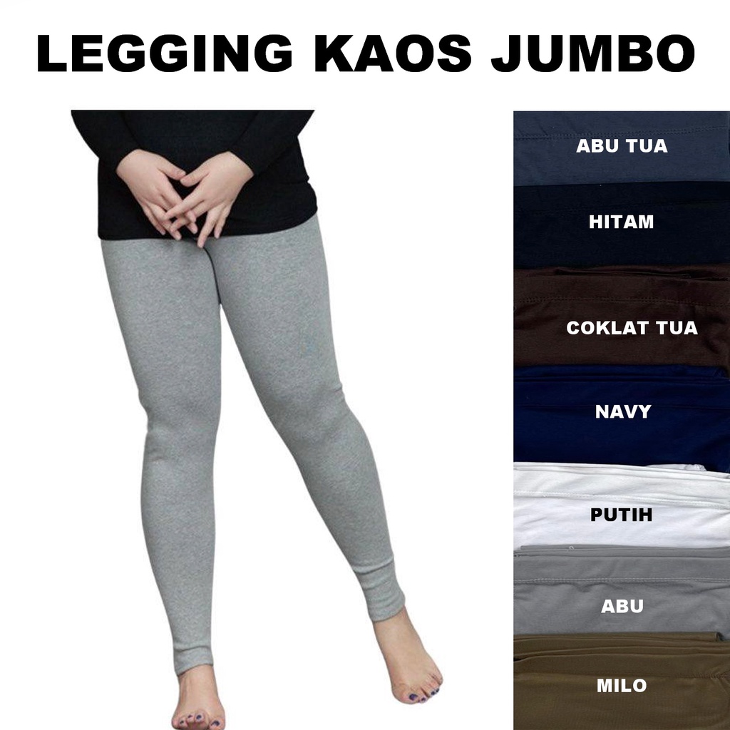 Legging Kaos Premium Standar dan Jumbo