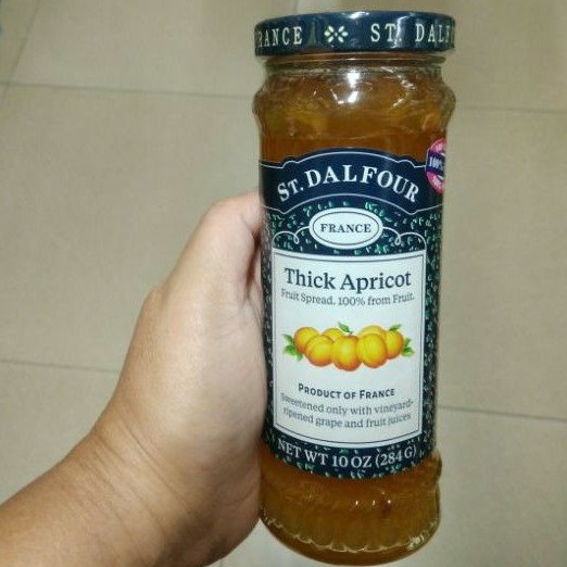 

Selai ST. DALFOUR Thick Apricot Fruit Spread 284g