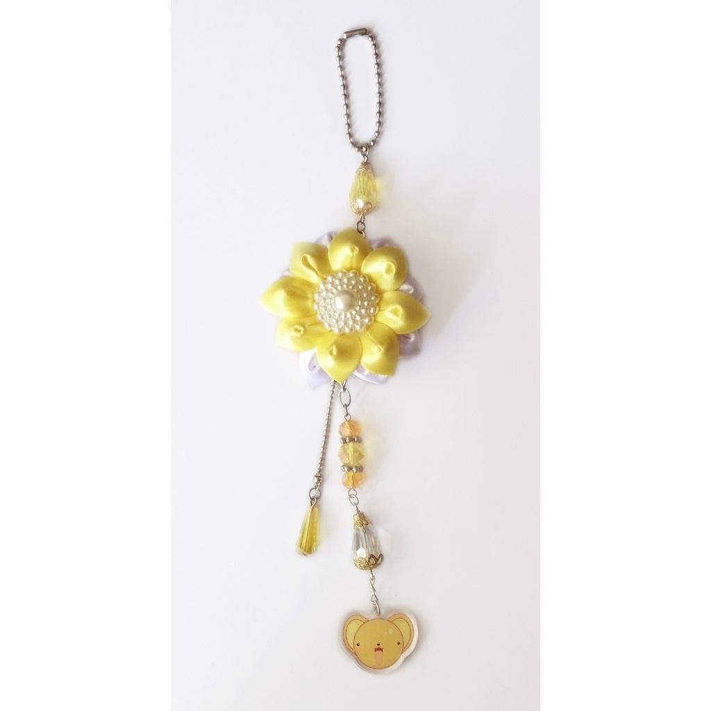 Handmade Cardcaptor Sakura kero kanzashi charm