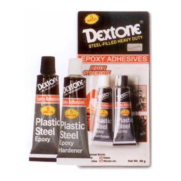 

Lem Plastic Steel Dextone 5 Menit - 48gr