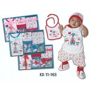 Kiddy Baby Set Pakaian Bayi 1set 5in1 Lengkap 11163