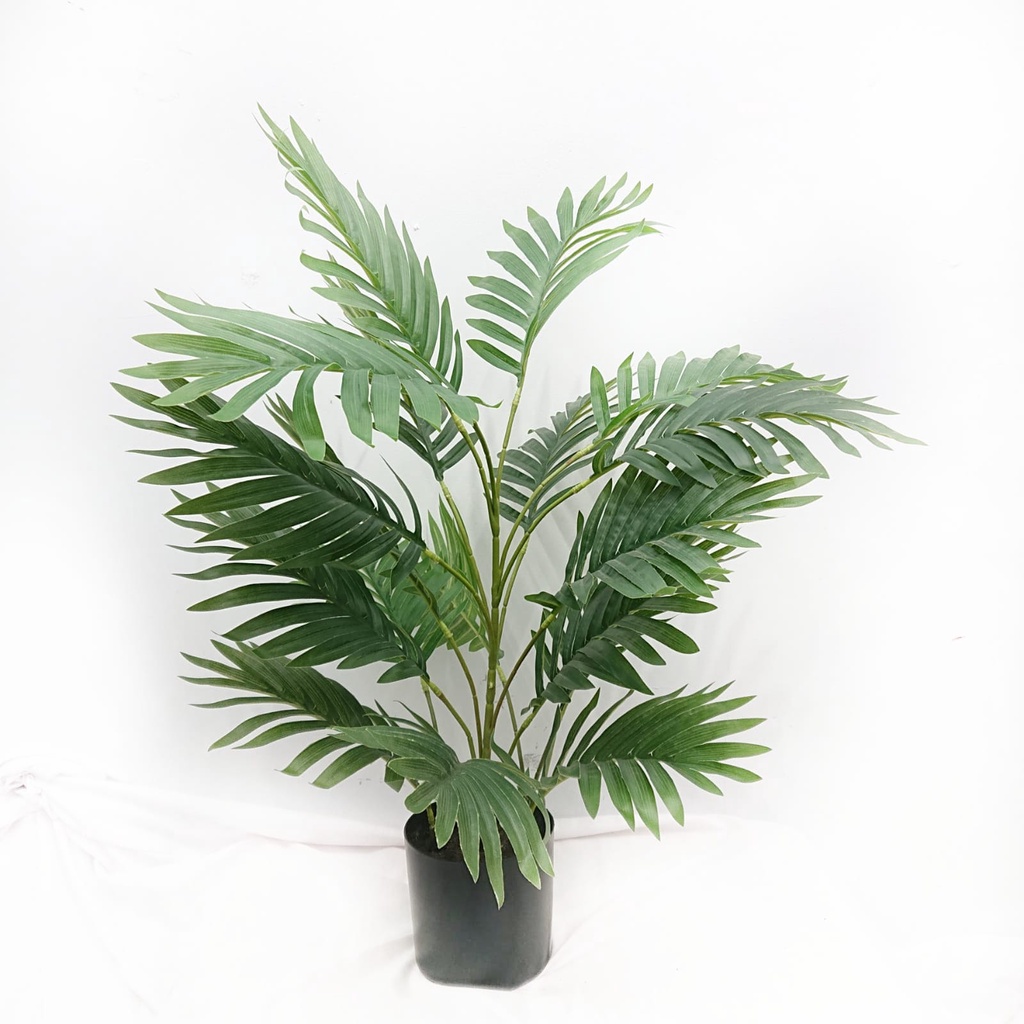 Pohon Palem Artificial Plants Monstera Palm Tree Tanaman Hias Plastik Ornamen Pajangan Dekorasi Rumah Kantor Satu7an PBP74