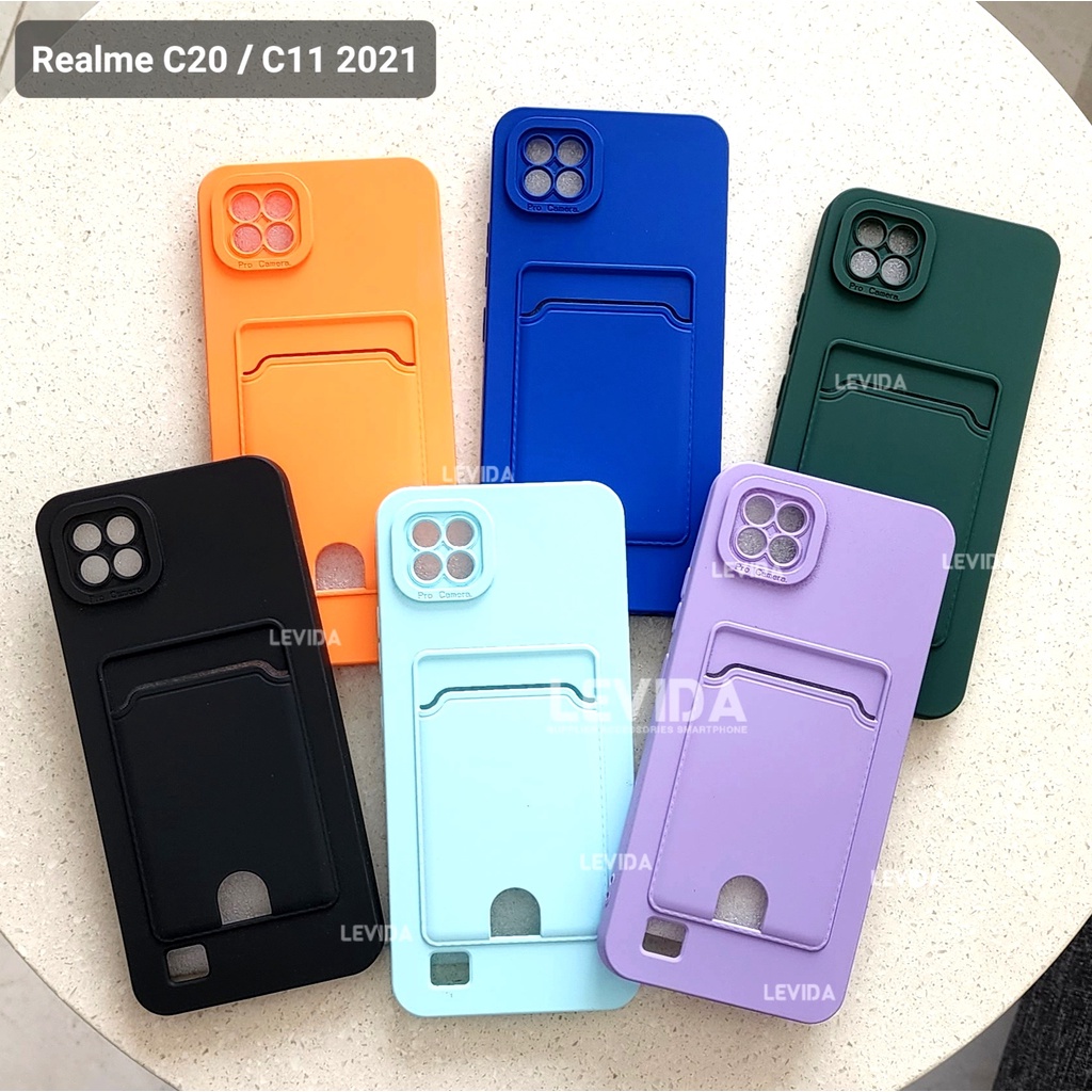 Realme C20 Realme C11 2021 Realme C21  Realme C2 Realme 5 Realme 5S Realme 5I Softcase Prokamera Sil