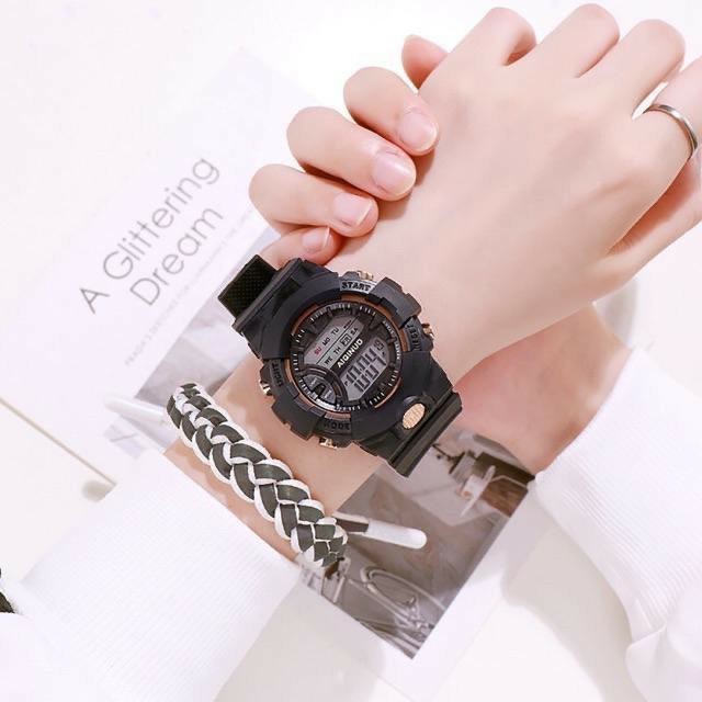 (BLT) JAM TANGAN PRIA WANITA DIGITAL RUBBER SPORT LED ANAK REMAJA DEWASA / jam casual waniata korea fashion