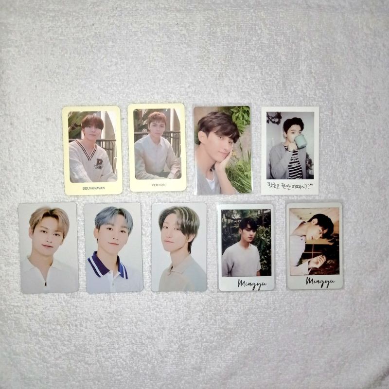 Photocard Seventeen Al1 Mingyu Card Wallet OTY OTR Seungkwan The8 Pola first gen dino