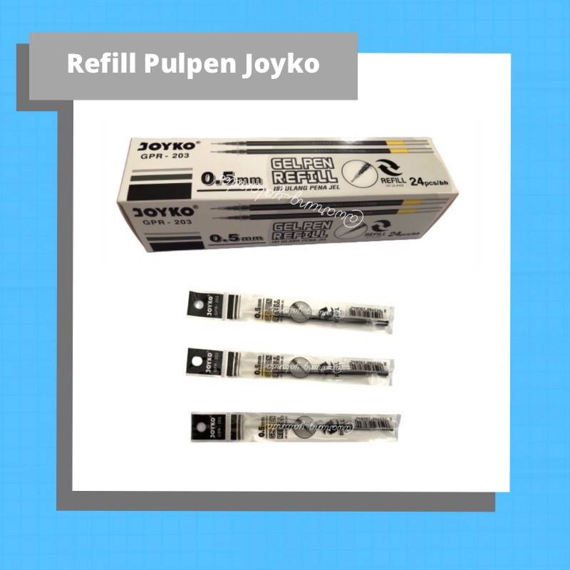 

Isi ulang pulpen joyko / Refiil pulpen joyko
