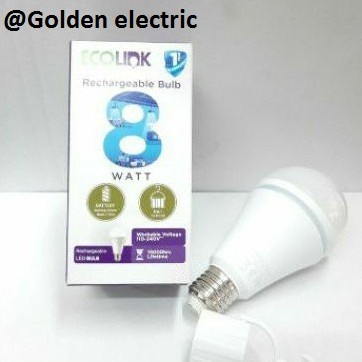 Ecolink Lampu LED Emergency Rechargeable 8Watt-8W-8Watt -PUTIH