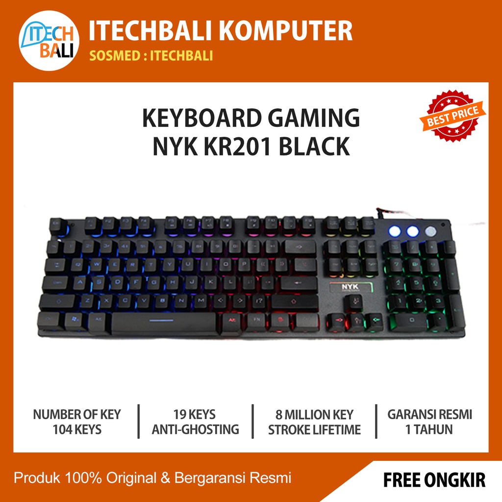 Keyboard NYK KR-201 Game Master | ITECHBALI