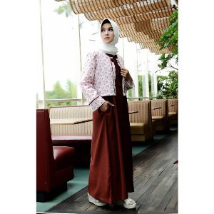 Promo Gamis Polos Gamis Syari Baju Muslim Wanita Gamis Dewasa Nibras NB 132 Murah