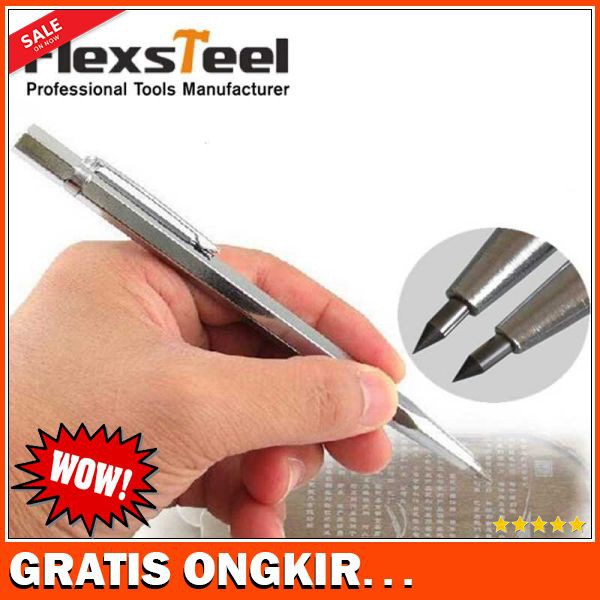 

Flexsteel Pena Ukir Metal Engraving Scriber Tungsten Carbide Tip