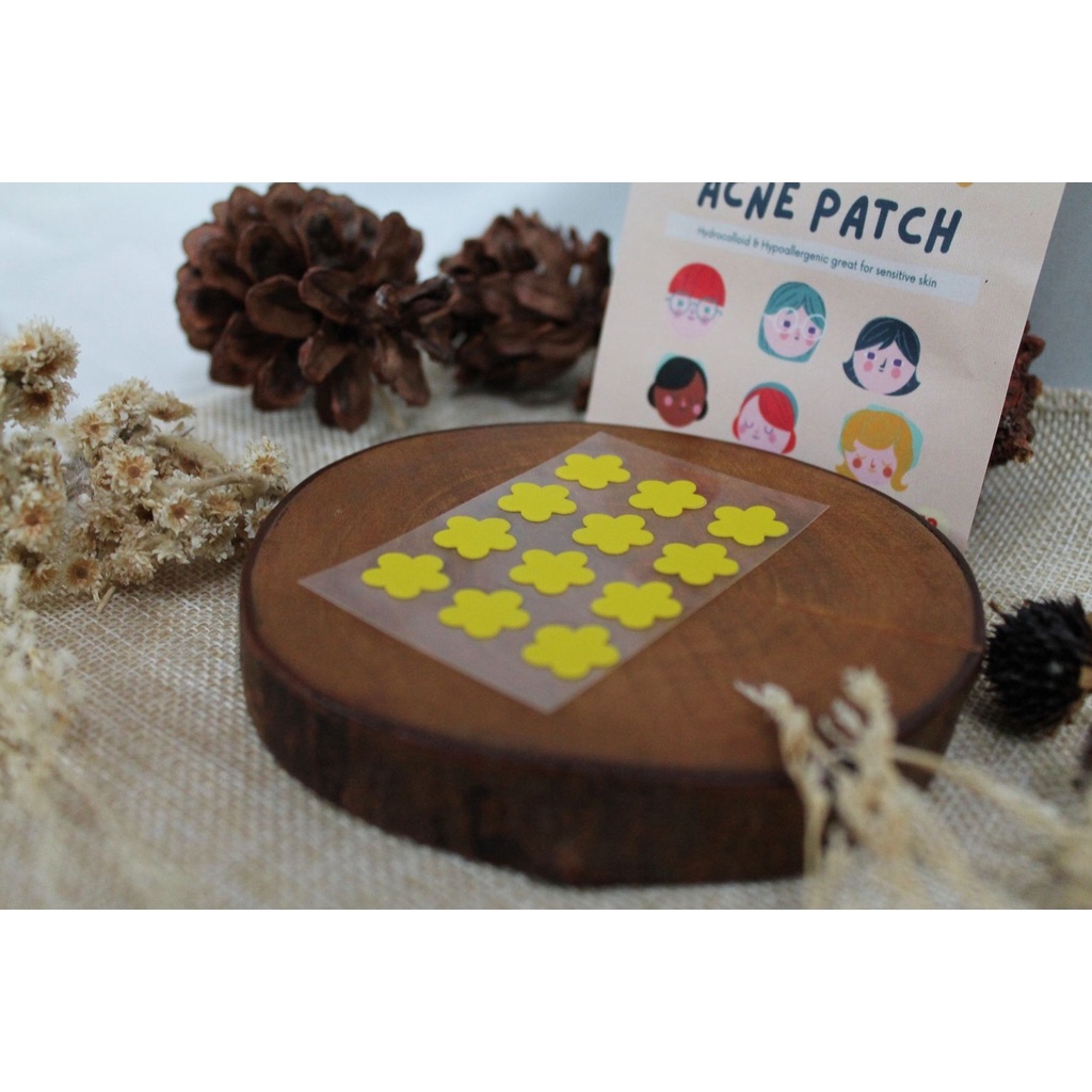 HYDROCOLLOID ACNE PIMPLE PATCH COLORFUL MURAH