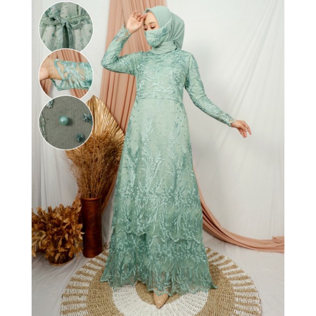 GAMIS MALAYSIA-GAMIS TINGKAT TULLE-GAMIS MODERN-GAMIS KONDANGAN-KEBAYA GAMIS -KEBAYA TINGKAT
