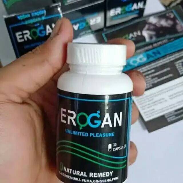 erogan asli kemasan botol isi 30 capsul