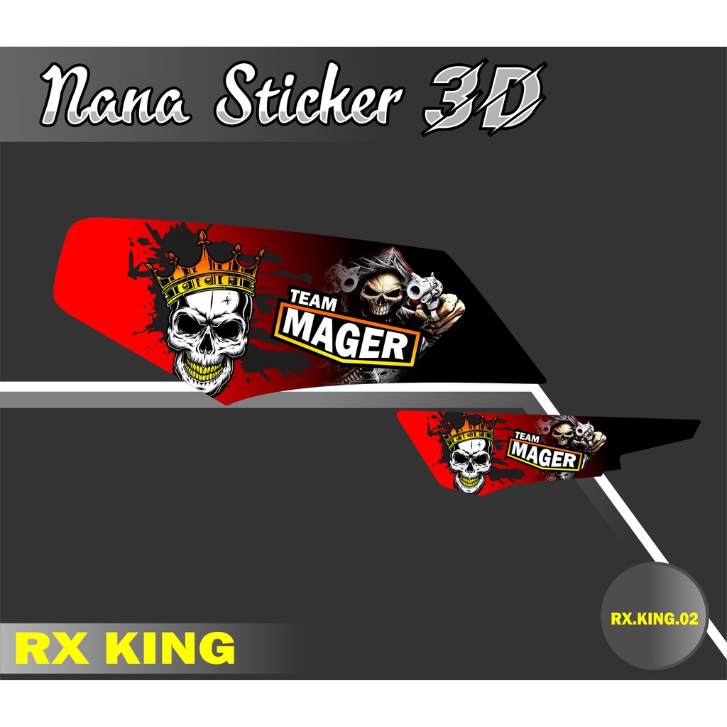 Striping RX King - Stiker Rx King List Variasi Motor STICKER RX KING CODE02
