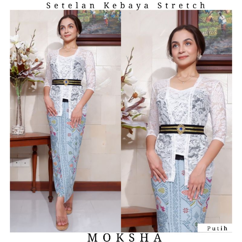 Setelan Kebaya Kutubaru Stretch Moksha