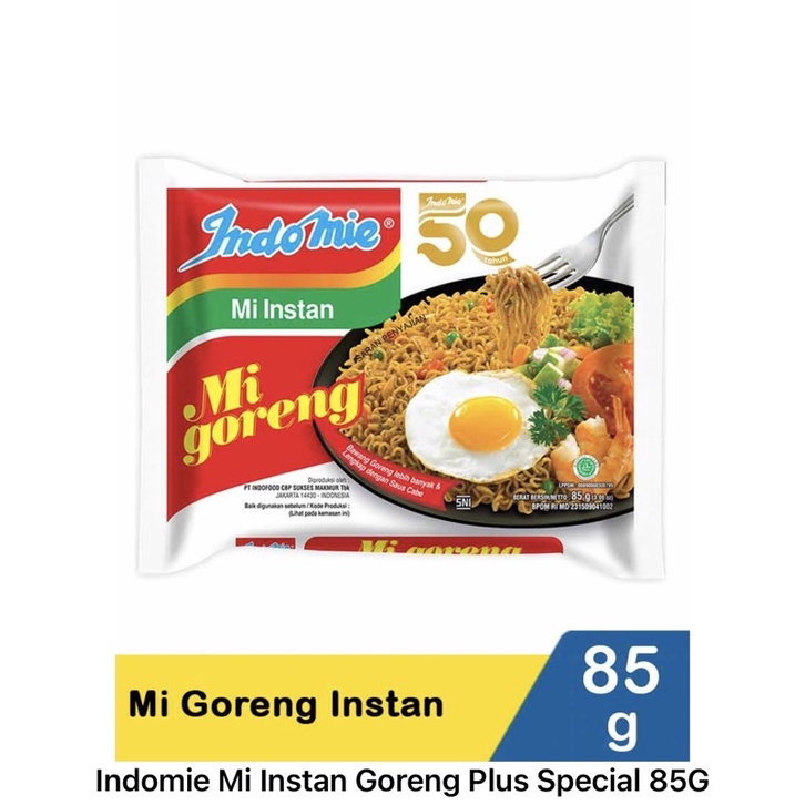 

Indomie goreng 85gr