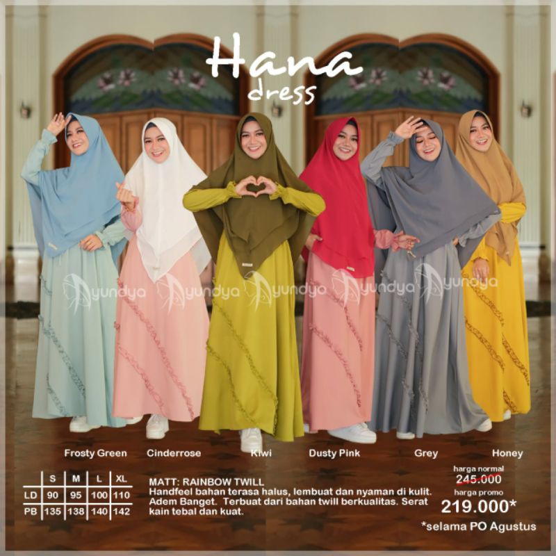 Hana Dress by ayundya hijab