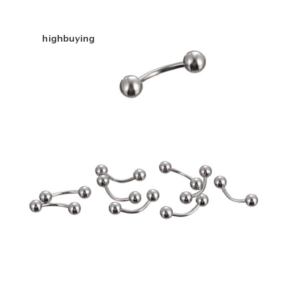 Hbid 85pcs Anting Tindik Lidah / Alis / Bibir / Pusar Bahan Stainless Steel