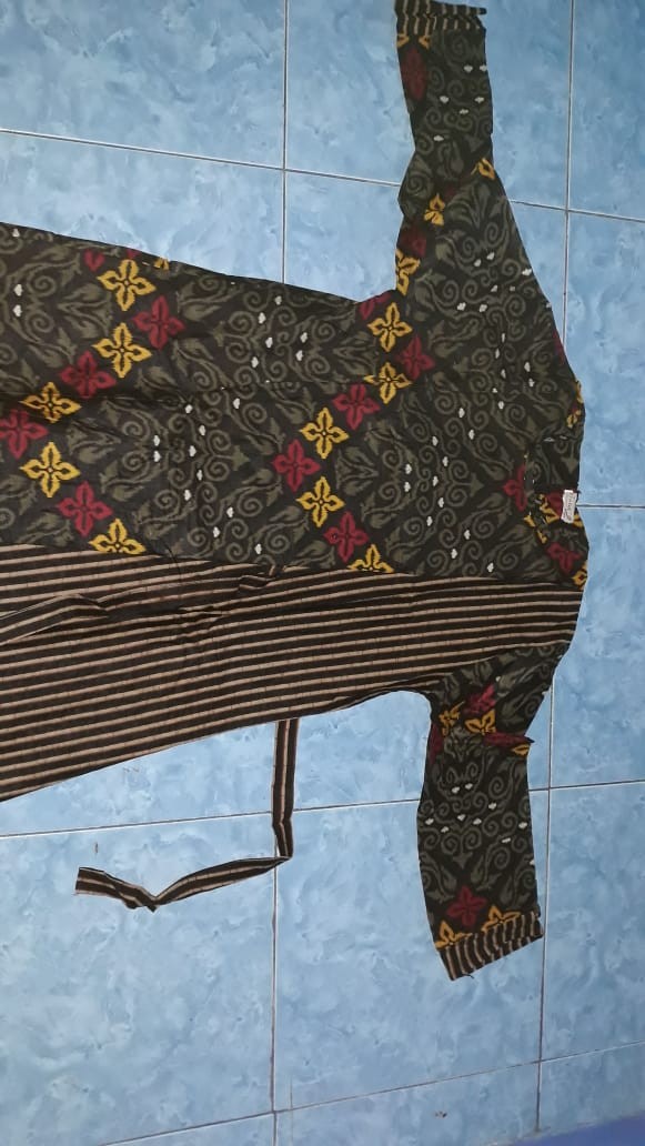 Terlaris Serut Genes Jelita Tunic Navbor Yelbor Whitbor Creambor Tunik Batik Modern Hrb030 Dolbi Dob