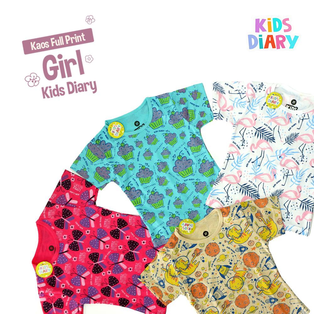 KAOS FULL PRINT GIRLS KIDS DIARY