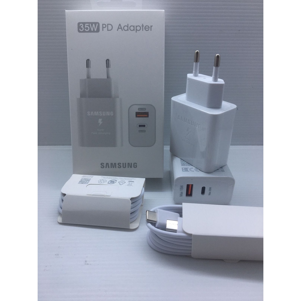 Charger Samsung S22 35W PD Adapter USB C To C Support Super Fast Charging / casan samsung S21 / S30 / M31 / A51 / A22 /A70