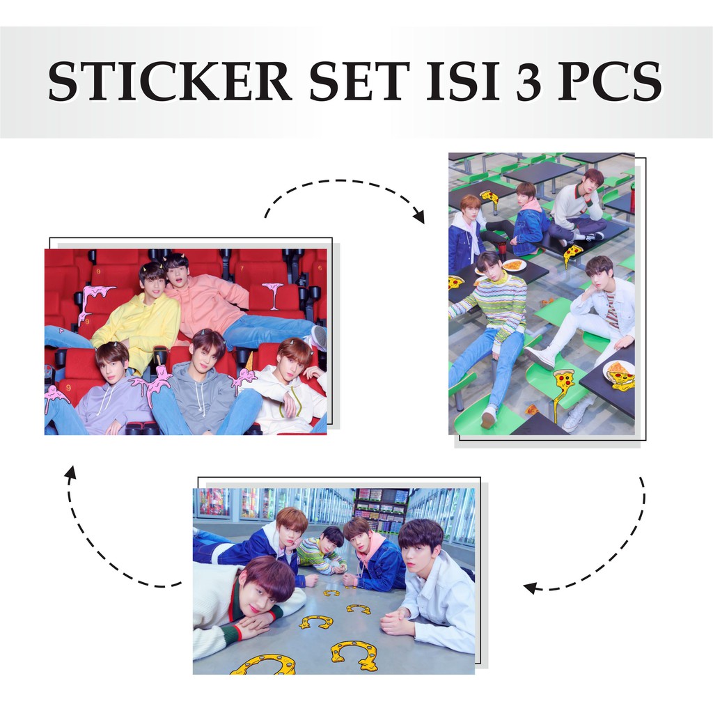 Stiker Txt 6X9 Cm Mirror Murah Sticker Kpop Aesthetic Txt The Dream