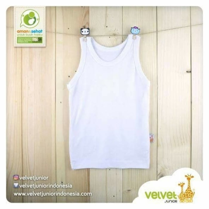 Velvet Junior Singlet Kaos Dalam Bayi SNI