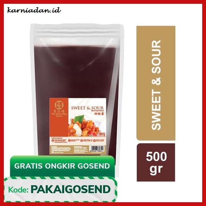 

gnidderdsaus- the duck king - sweet & sour pouch 500gr -asliiiiii.