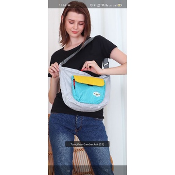 Tas Selempang Waterproof Ukuf Sling Bag Zamzam  Selempang Bahu Pria Wanita