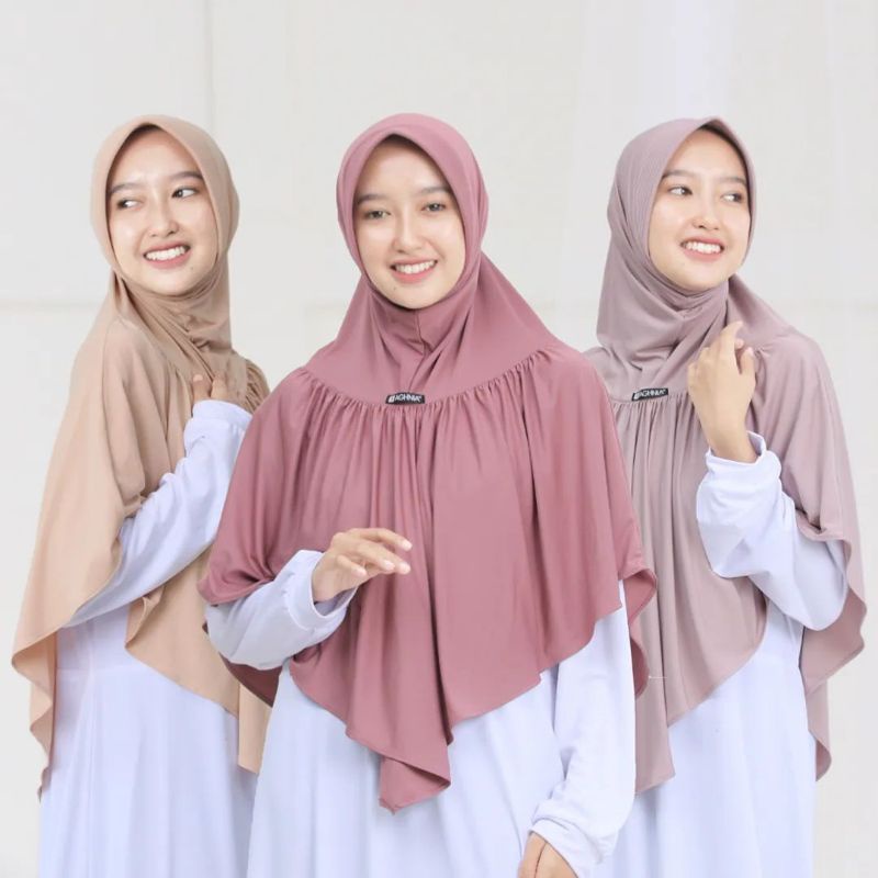 Aghnia Hijab Suez Jilbab Instant Ruffle